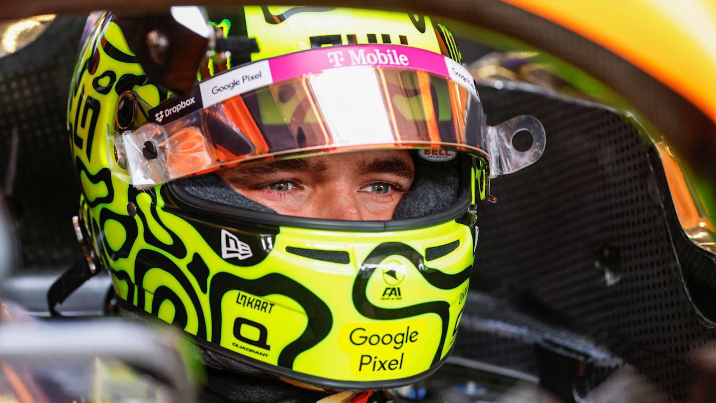 Lando Norris 2025 Helmet