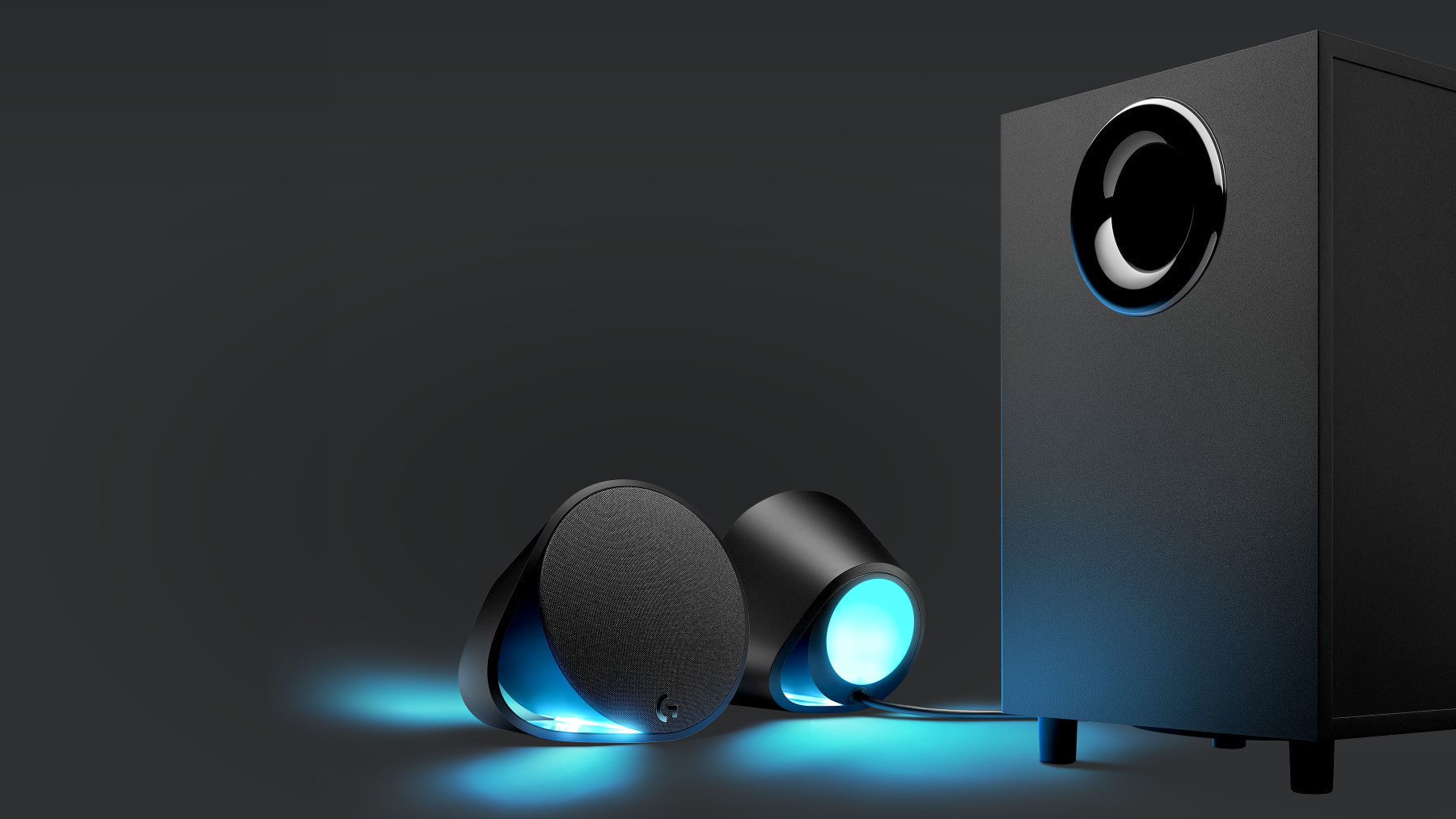 Logitech G560 LIGHTSYNC PC Gaming Speaker with Game Driven RGB Lighting