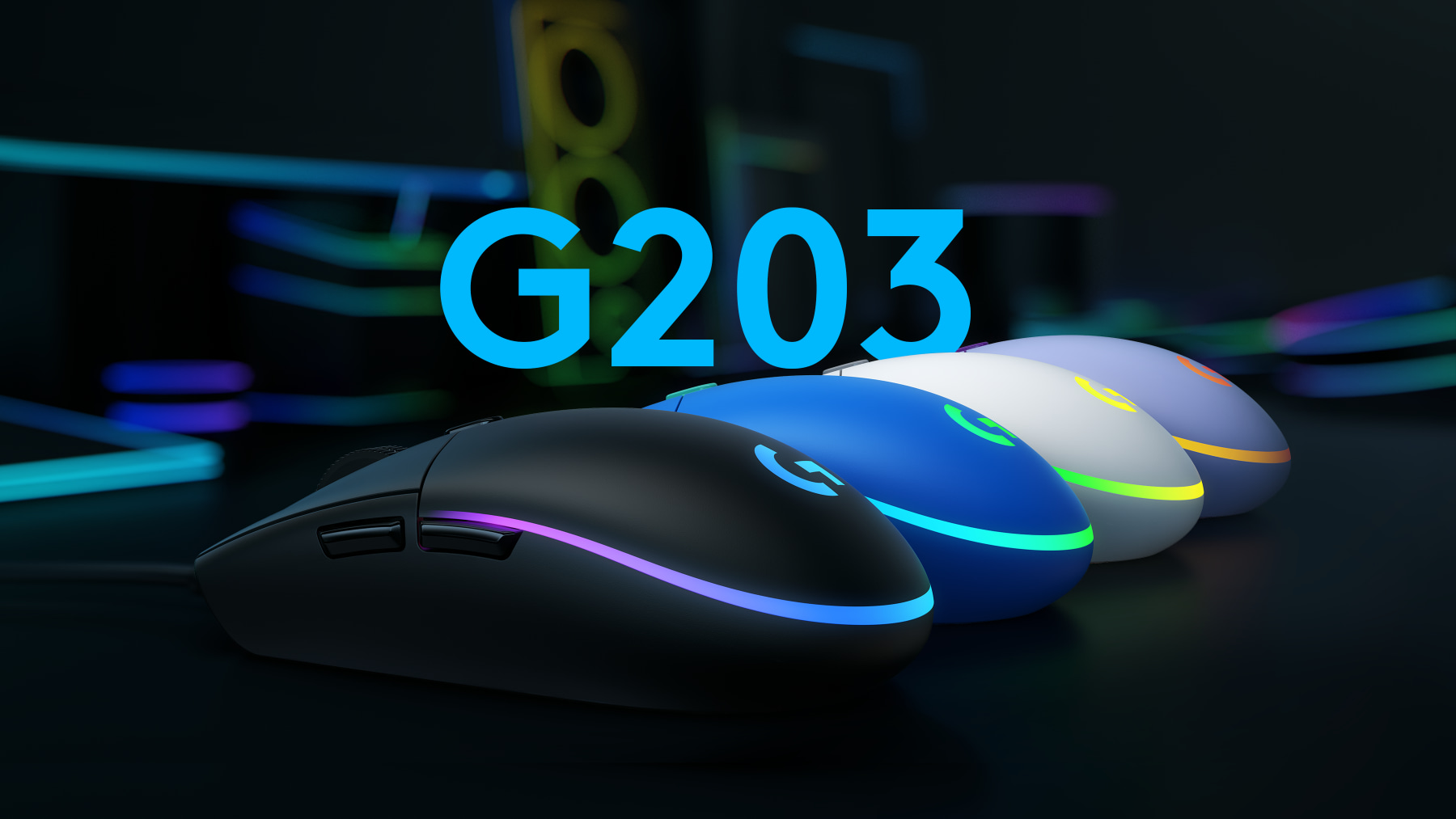 Mouse Gamer Logitech G203 RGB Lighsync 6 Botones 8000 Dpi - Tecnoplaza