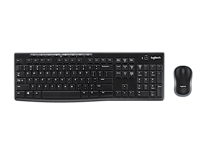 Kit di mouse e tastiera wireless MK270 - Nero - Ungherese (QWERTZ)