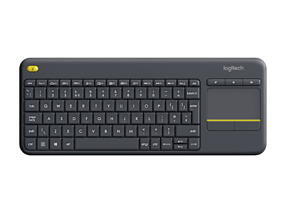 K400 Plus Wireless Touch Keyboard - Nero - Ungherese (QWERTZ)