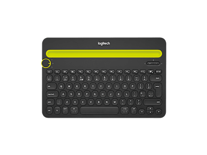 TECLADO BLUETOOTH MULTIDISPOSITIVO K480 - Negro - Inglés de Reino Unido (QWERTY)