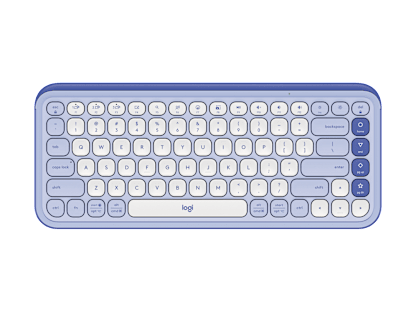 POP Icon Keys - Lilac & Off White - English US (QWERTY)