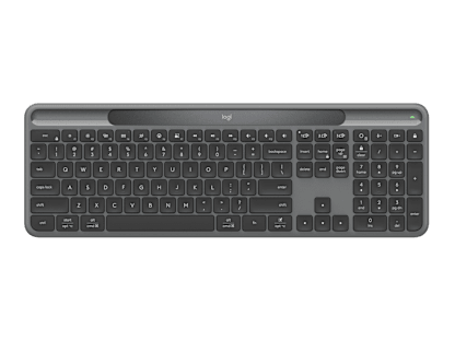 Signature Slim Solar+ wireless keyboard K980 - Graphite - English US (QWERTY)