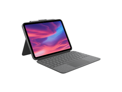 Combo Touch for iPad - Oxford Grey - English US (QWERTY)