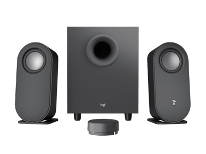 Z407 Bluetooth Computer Speakers with Subwoofer and Wireless control - Graphite