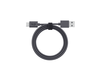 USB-A to USB-C cable - Black
