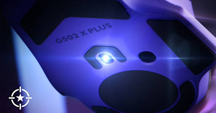 Logitech G502 X PLUS HERO 44K Sensor