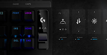 Logitech PRO X2 RAPID OLED Display Controls