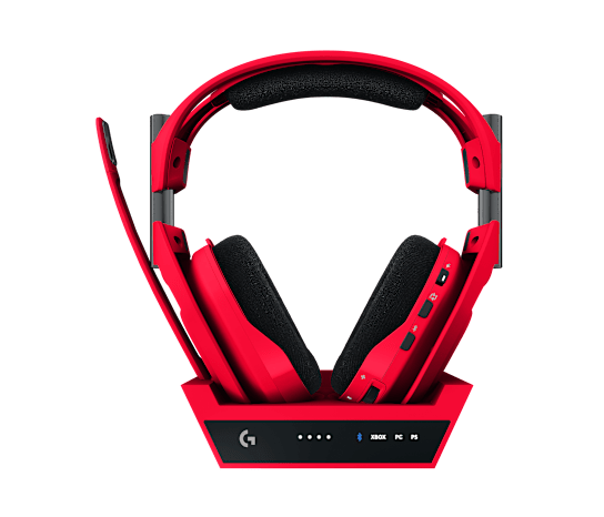 Logitech G ASTRO A50 X Mars Red 耳機外觀及咪高峰
