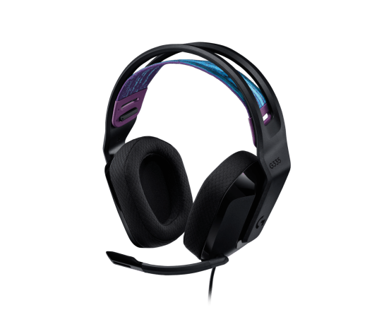 Logitech g335 black žične gaming slušalke z mikrofonom
