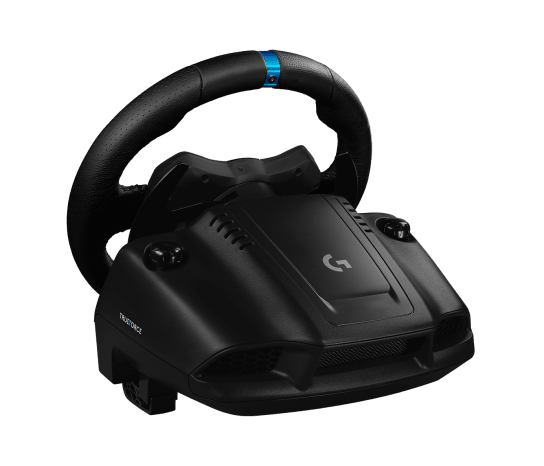 Logitech g g923 se bundle | trueforce volan s pedali in menjalnikom | pc ps5 ps4 | gaming volan 4 Logitech g923 trueforce zadnji del volana in pritrditev
