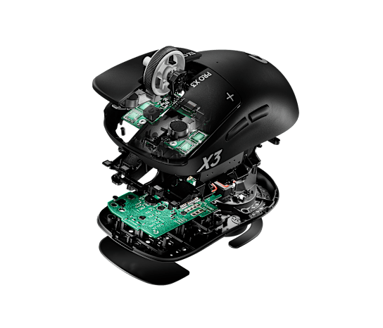Logitech G PRO X3 SUPERSTRIKE 內部結構