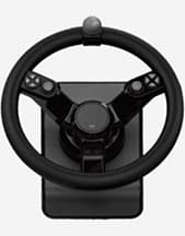 Ratt, pedaler og sidekontrollpanel for Farm Simulation
