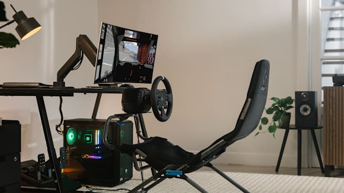 Prêt pour le simulateur de course