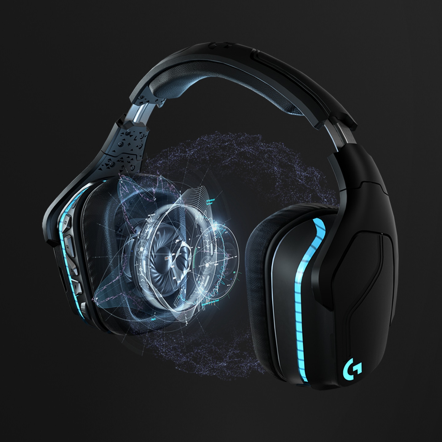 Logitech G935 Wireless 7.1 Surround Sound LIGHTSYNC Gaming Headset
