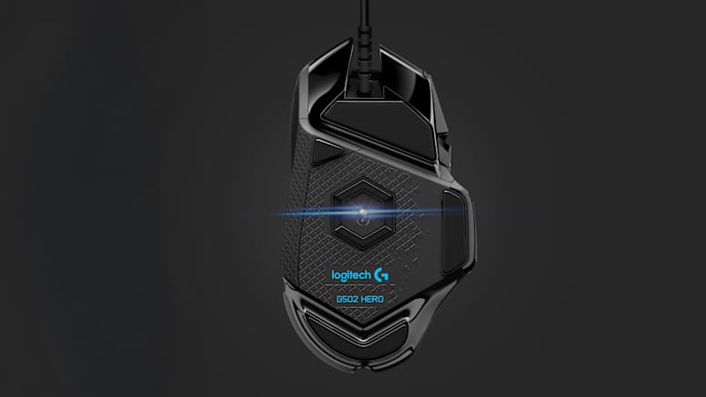 Logitech g502 hero | hero 25k | 25. 600 dpi | 11 programabilnih gumbov | lightsync rgb | žična gaming miška 1 Logitech g502 hero gaming miška z optičnim senzorjem hero 25k