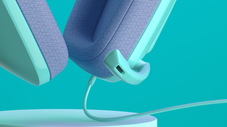Logitech g335 detajl mikrofona in 3. 5 mm kabla