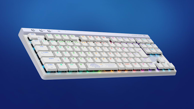 原神・神里綾華モデルのLogitech G517 TKL ワイヤレスキーボード 原神 Logitech G517 ワイヤレスゲーミングキーボード 神里綾華